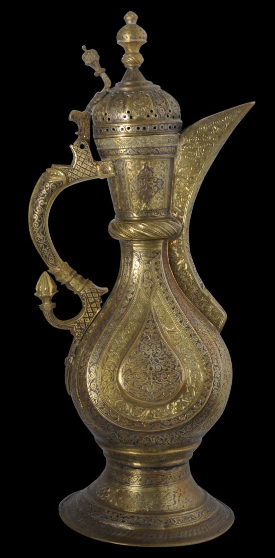 Kokand or Bukhara Brass Teapot - Michael Backman Ltd