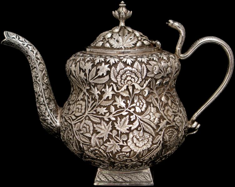 Central Asian Brass Teapot - Michael Backman Ltd