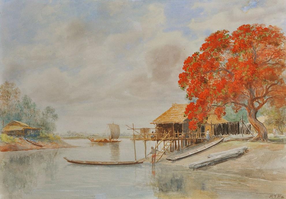 U MT Hla Burmese Artist - Michael Backman Ltd