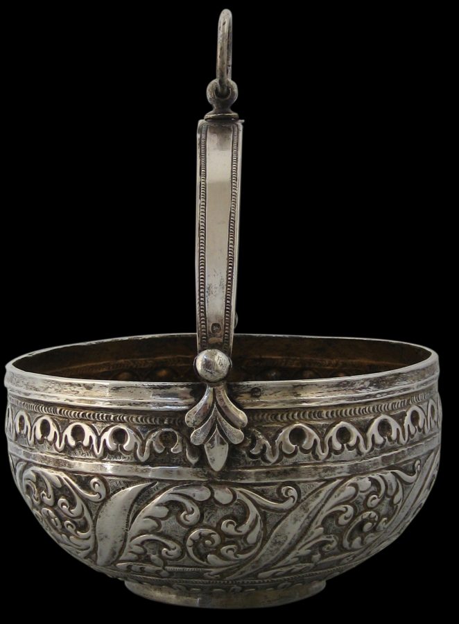 Repoussed Gilded Silver Hammam Bowl - Michael Backman Ltd