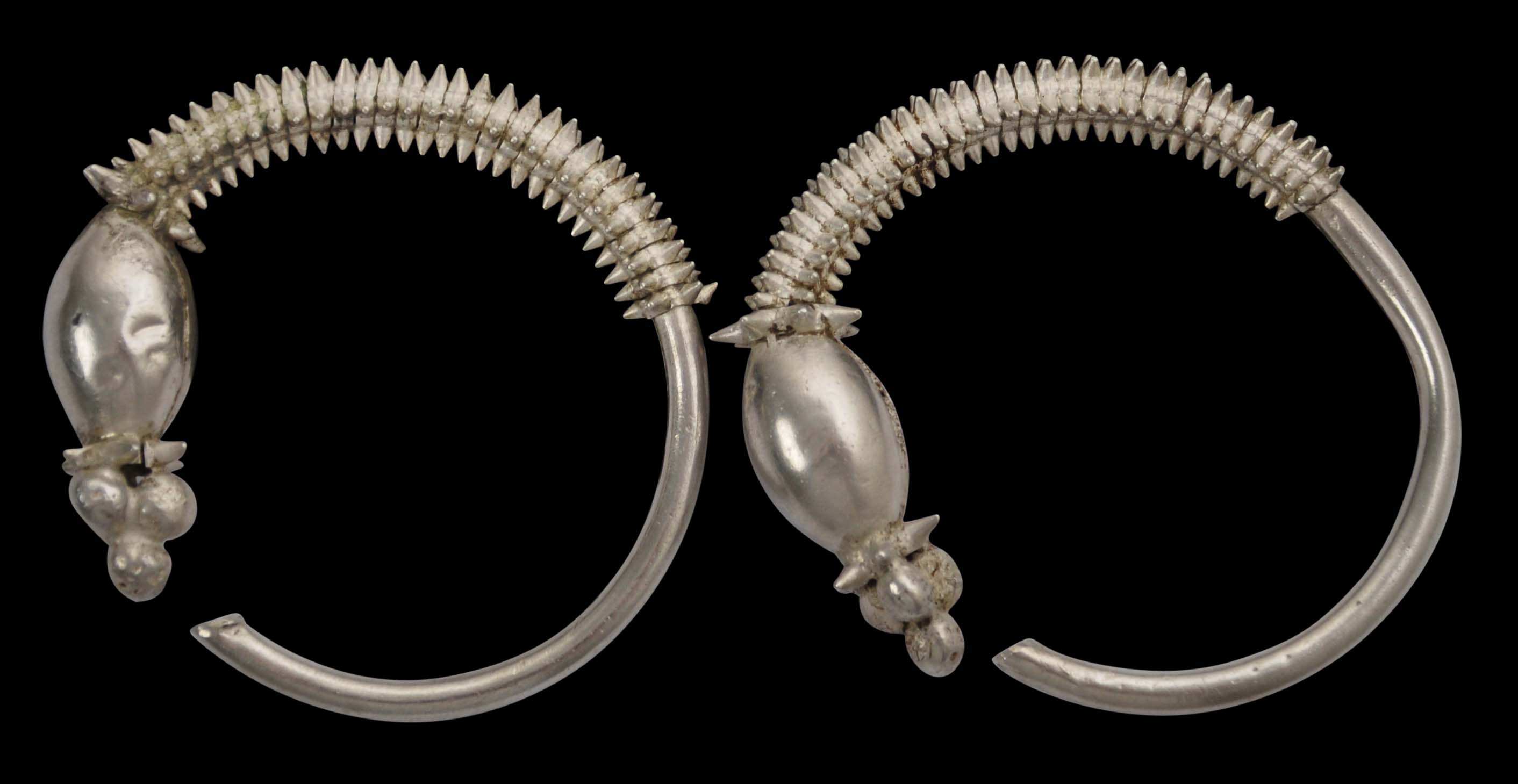 Omani Silver Ear Ornaments