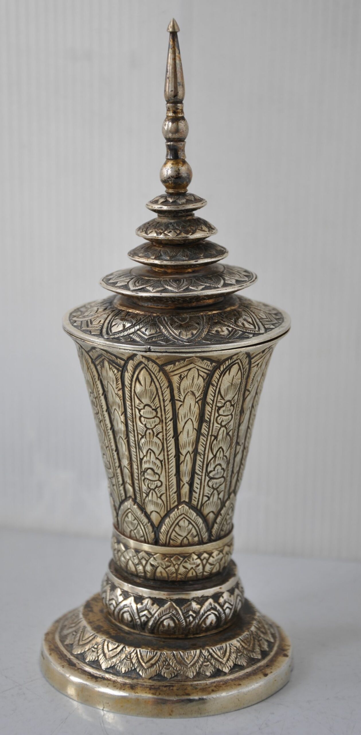 Silver Thai Reliquary Urns - Michael Backman Ltd