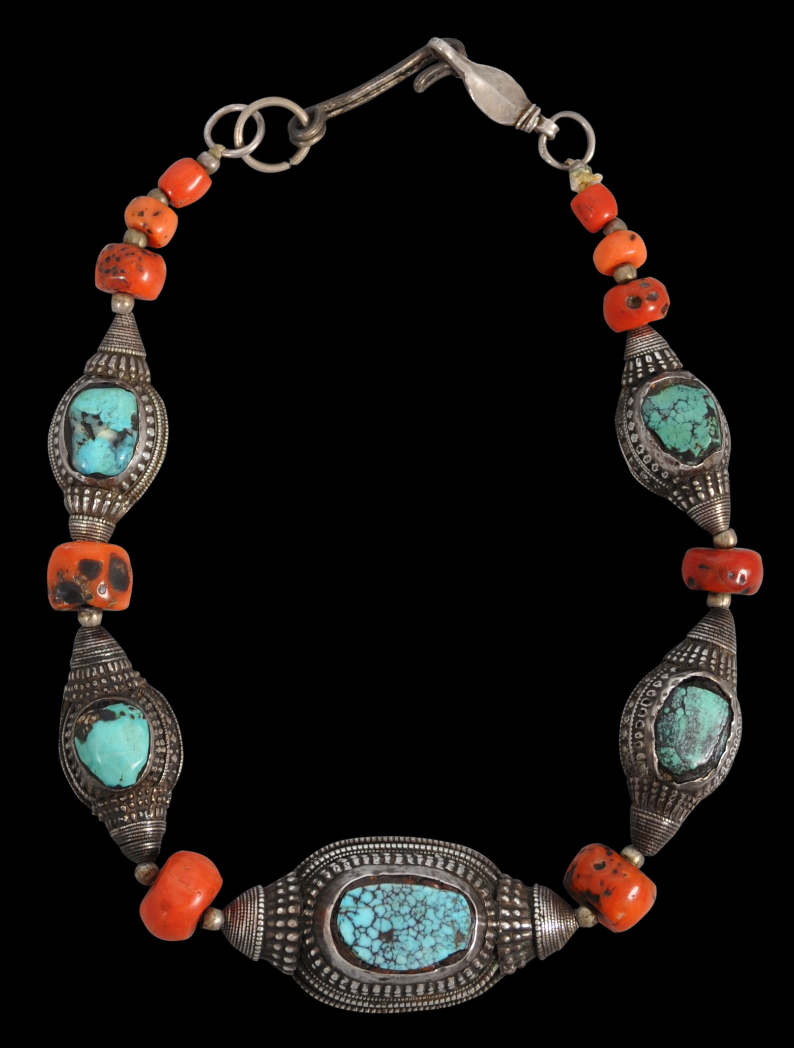 Buy Tirbal Ethnic Tibetan Resin and Brass Metal Beads Fashion Women Casual  Pendent Necklace (Red_Turquoise) at Amazon.in