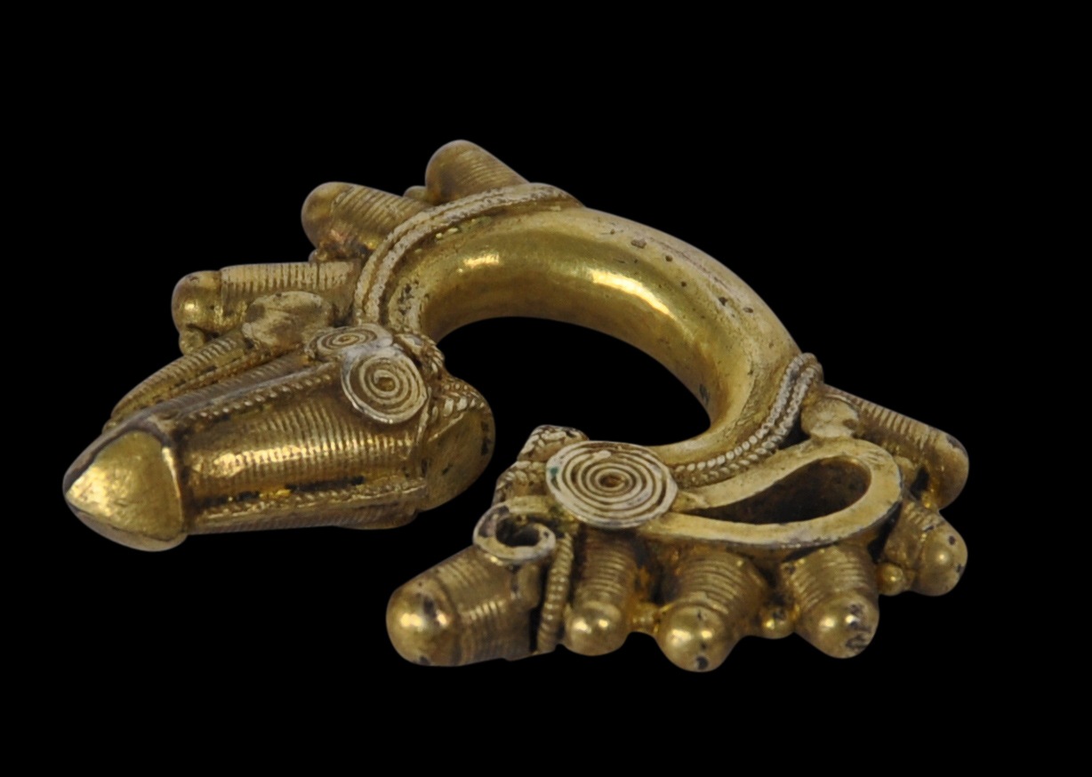 Batak Gold & Silver Man's Pendant Ear Ornament (Duri-Duri) - Michael ...
