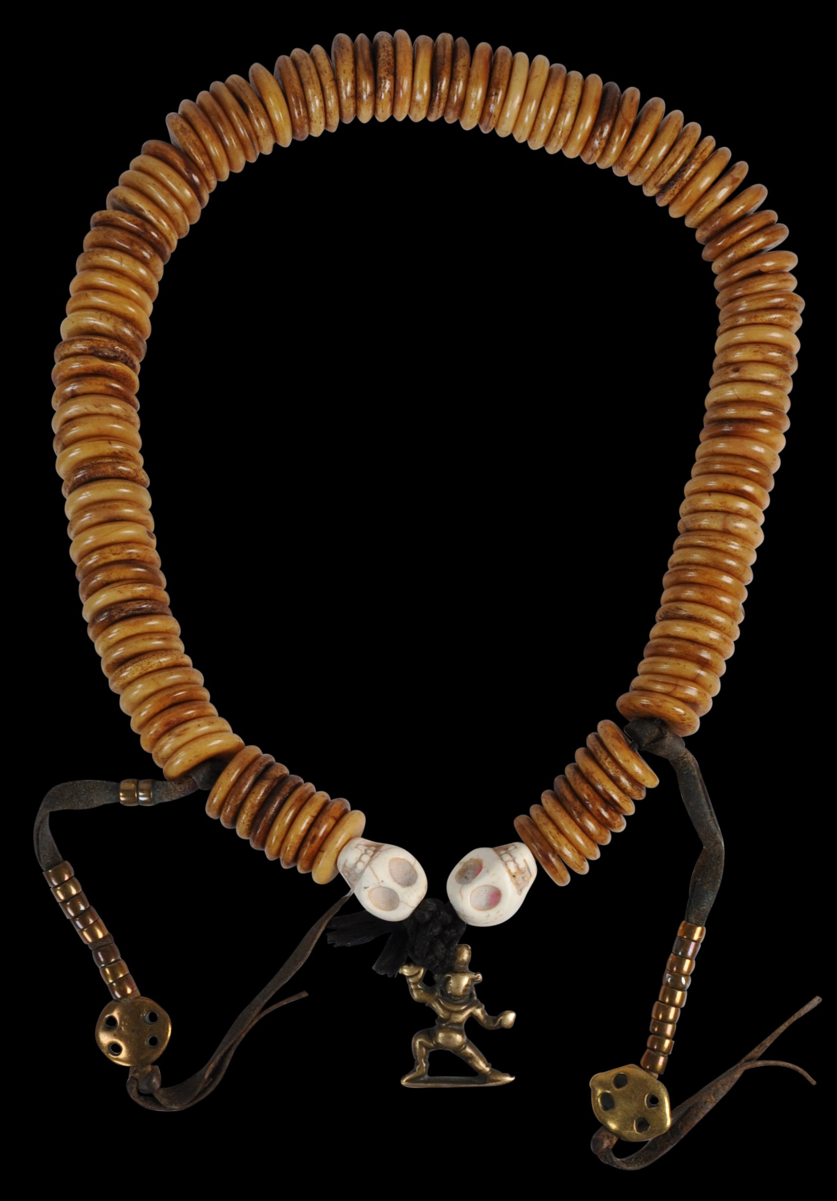 Human Skull Bone Mala Beads - Single Beads