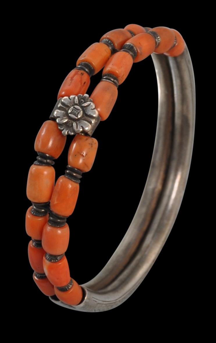Enhance Your Style with a Red Coral Bracelet in Pure Silver