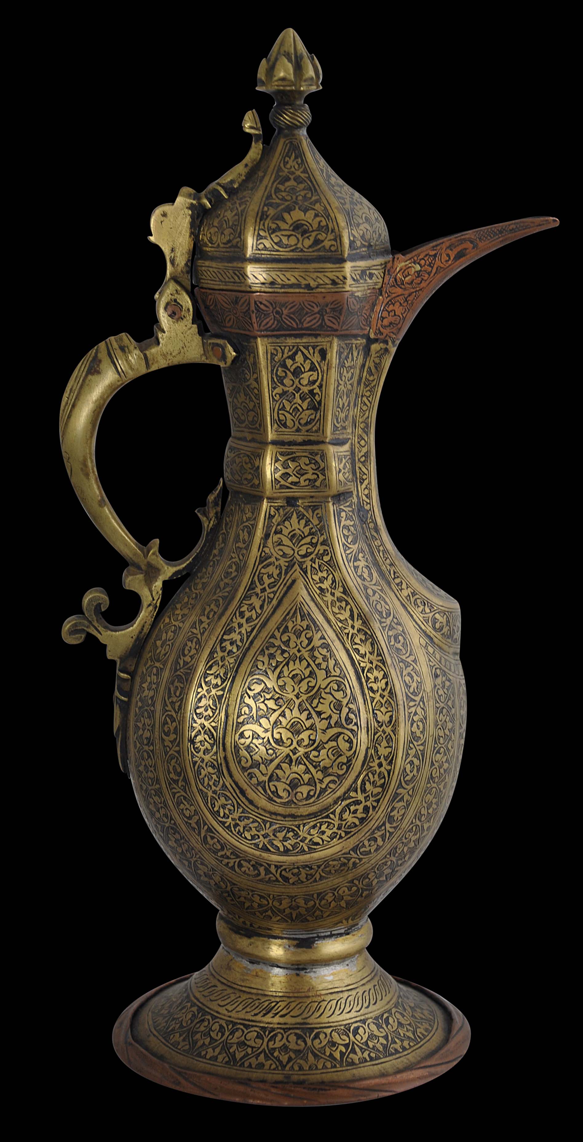 Central Asian Brass Teapot - Michael Backman Ltd